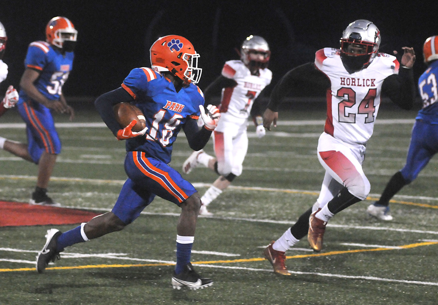 Carothers on the run